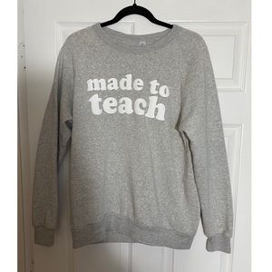 Women’s teacher crew neck sweatshirt